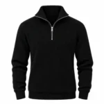 Half Zipper Sweater Black